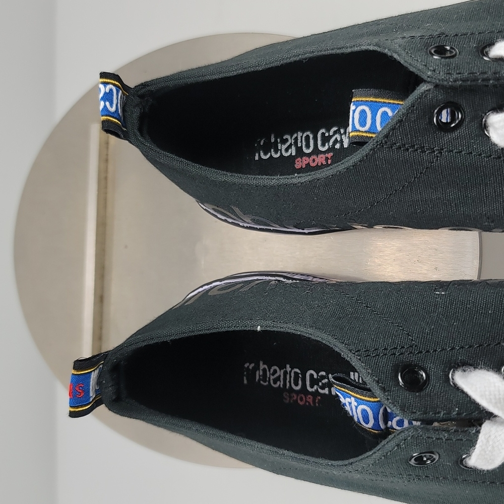 Roberto Cavalli Sport Canvas Men's Sneakers. Brand New. - Picture 10 of 13